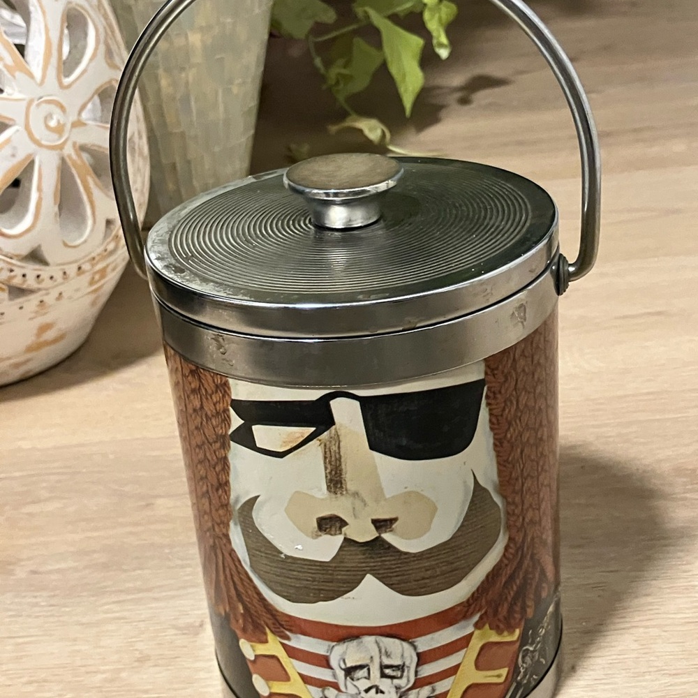 Vintage Pirate Themed Ice Bucket